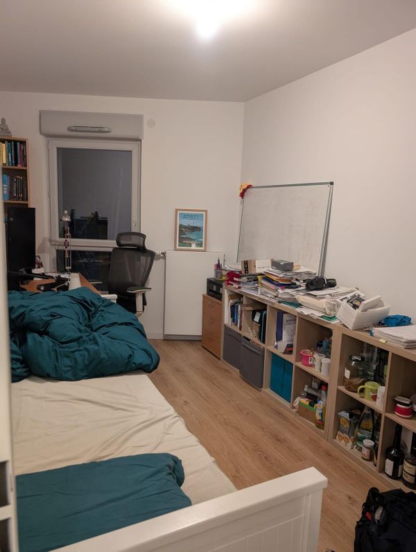 Chambre privée dans appartement lumineux avec balcon – accès direct Paris, Disneyland & concert