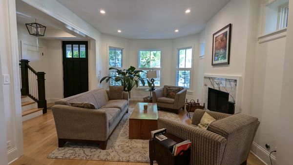 Our home is in the city of Chicago on a quiet, tree lined street with a spacious yard, large windows and modern styling inside. It's ideal for a family looking for a place to stay while they explore everything our world-class city of Chicago has to offer.