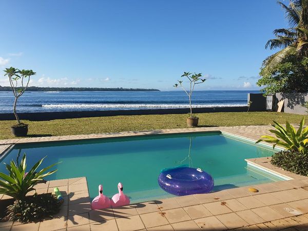 Large ocean-front house with pool in Port Vila, Vanuatu
