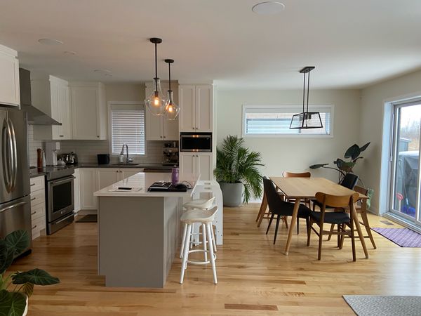 Family friendly home in the suburbs of Montreal.