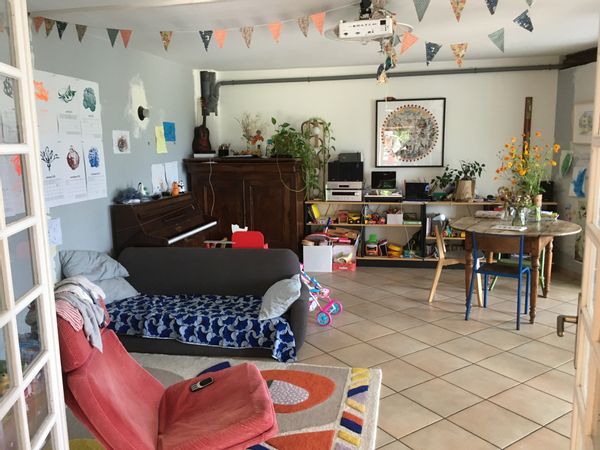 Maison avec vue panoramique sur les montagnes