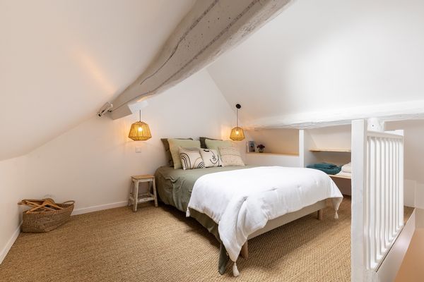 Maisonnette sur les remparts de la ville basse de Provins, ville classé au Patrimoine Mondiale de l'UNESCO