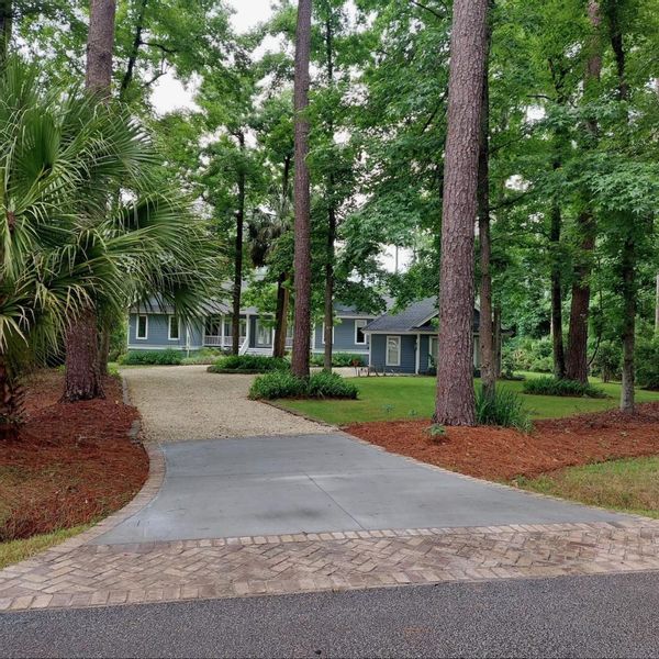 Two bedroom home (actually three but the third is being used as an office although we do have a twin sized foam mattress and a queen sized air mattress) located on a private island in coastal South Carolina.