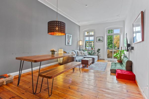 Bright and charming open-concept apartment in Berlin