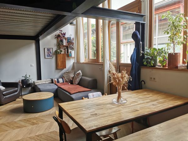 Peaceful loft in private alley- 3P 60m²