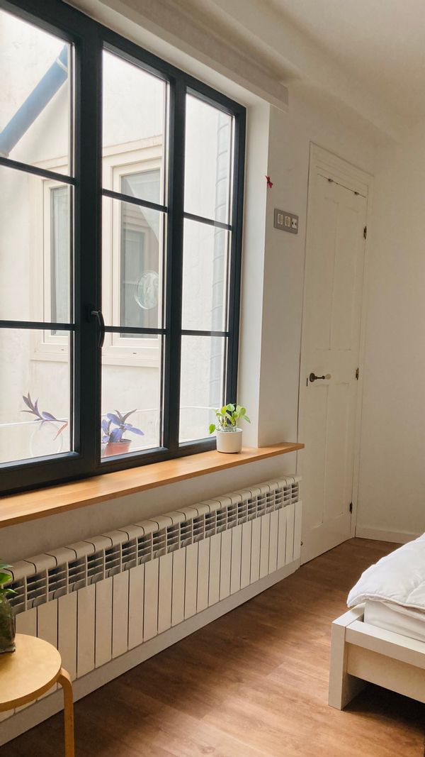 Tranquila habitación con baño completo
