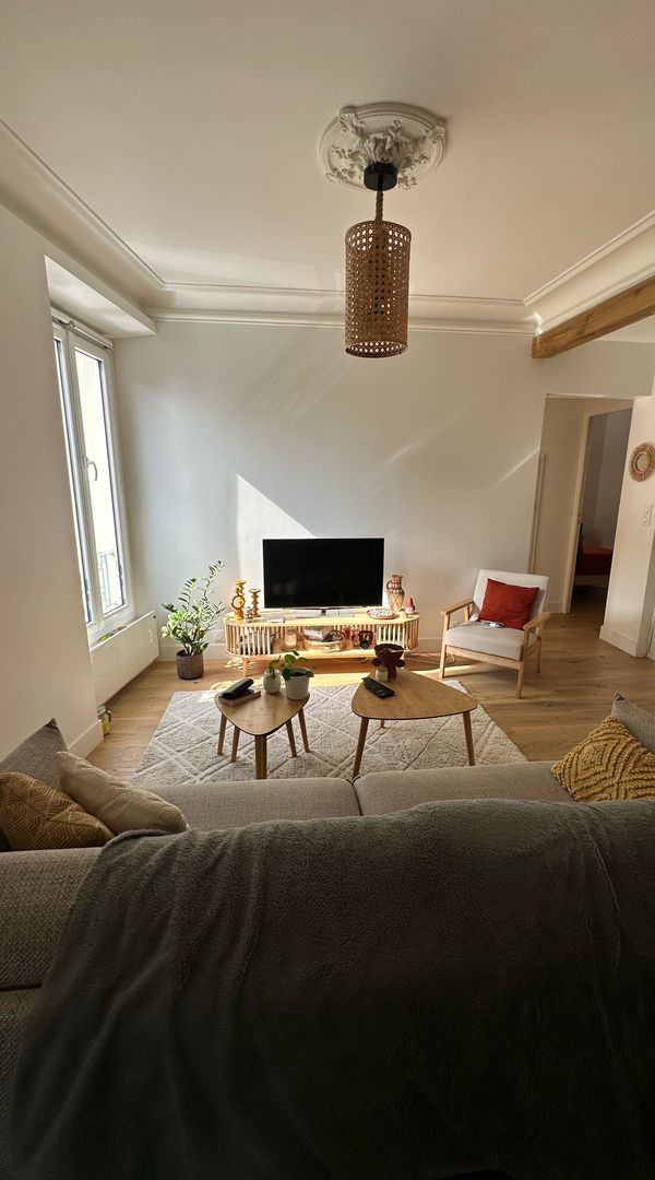 Appartement de charme 3 pièces en face d’un parc, à 10 à pieds de la garer RER et du bois de Vincennes