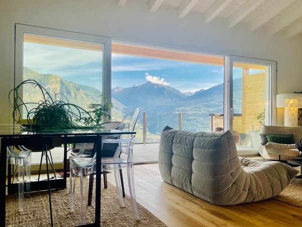 maison au cœur des alpes suisses