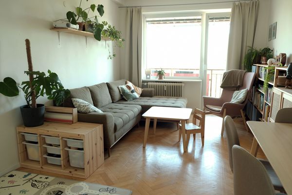 Bright and cosy apartment overlooking green neighbourhood
