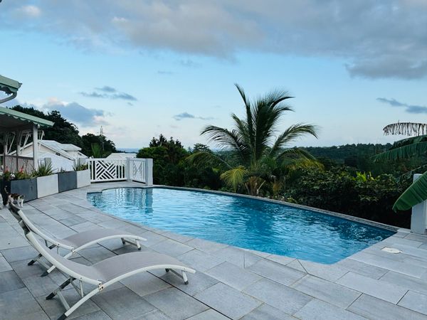 Charming Creole Home with Pool, Garden and Animals — Guadeloupe Island
