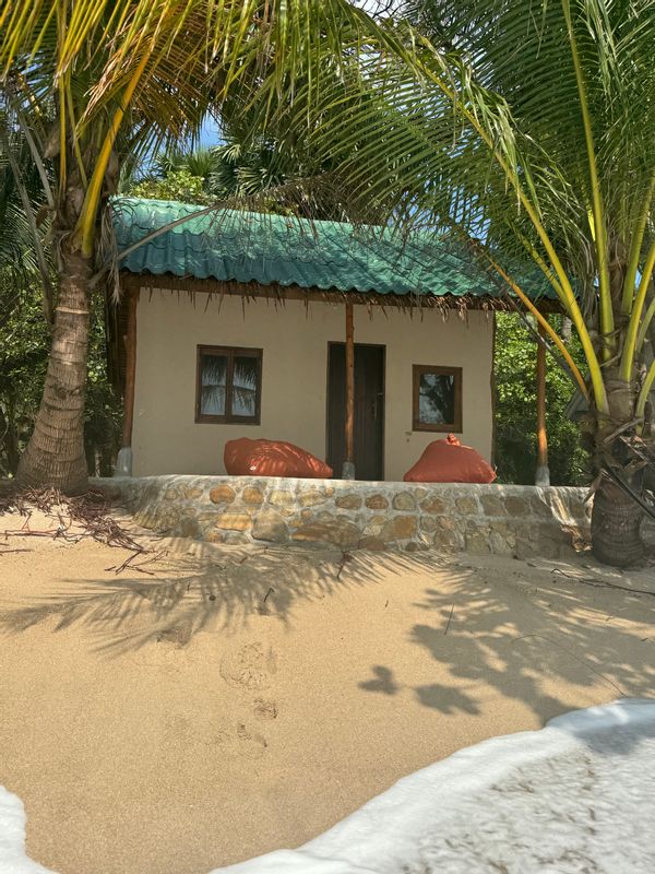 Sebastian's house is located on a beautiful secluded beach in the tropical island of Koh Phangan. A beach front property, surrounded by coconut trees overlooking the emerald green waters of the Gulf of Thailand.