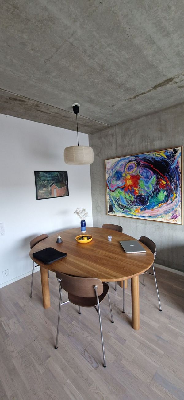 Industrial style duplex apartment