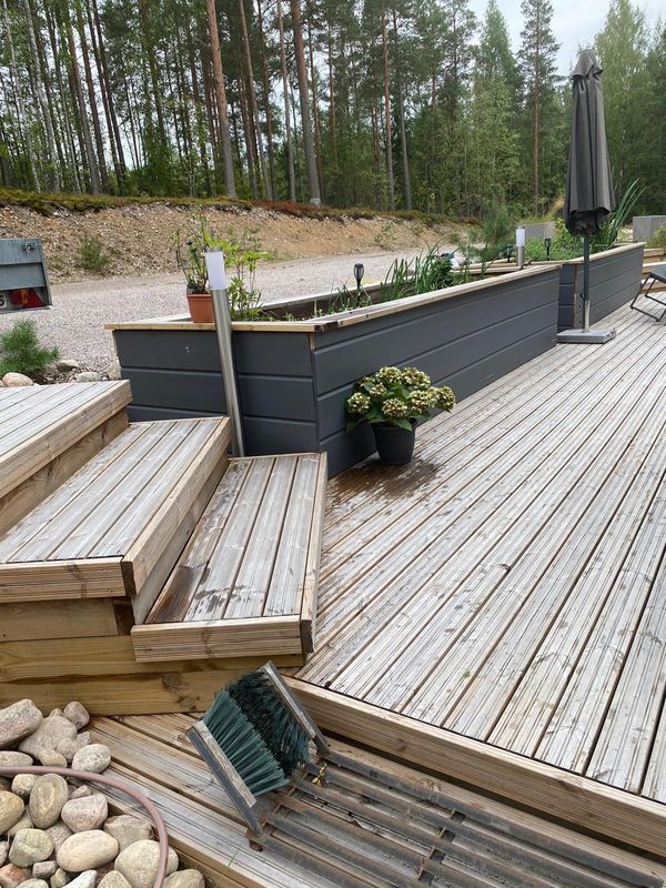 Home in the forest near the sea and Porvoo town