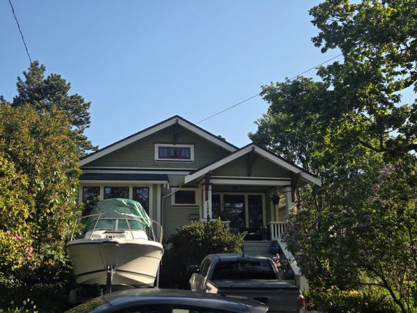 3-bedroom Arts and Crafts home in quiet Victoria neighborhood.