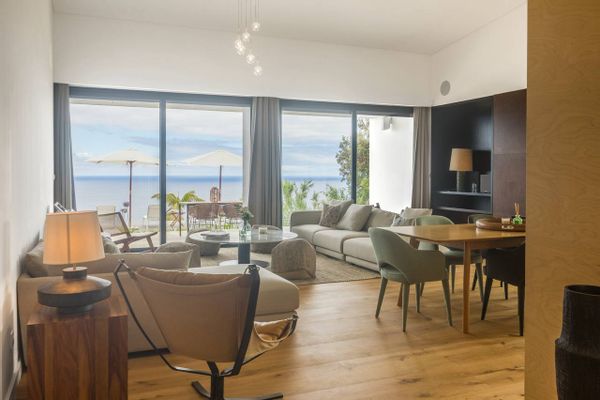 In the enchanting Azores in Portugal, Casa Mila is an idyllic retreat amid the island's lush greenery and panoramic ocean views.