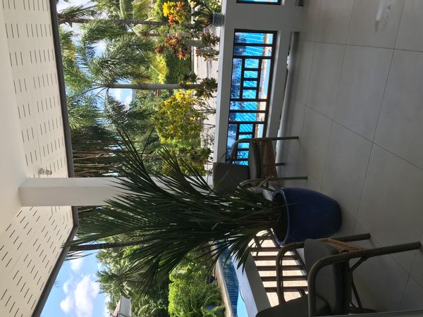 La chambre privée dans cocoteraie