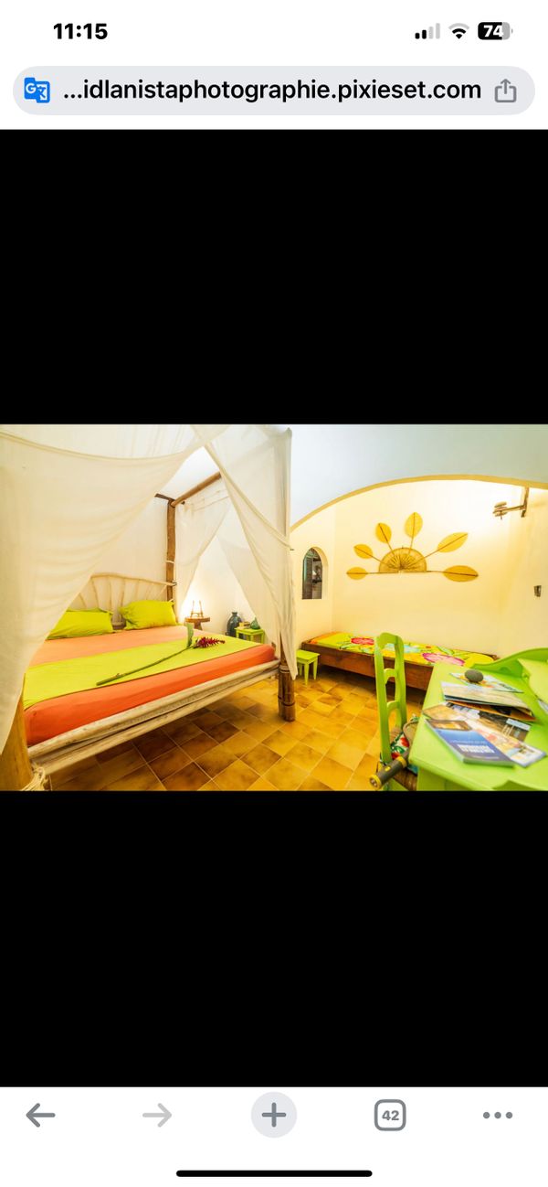 L Appartement Jardin « BETTINA «  au Domaine Historique de Fonds Moulin.Martinique / Caraïbes 4Nuits