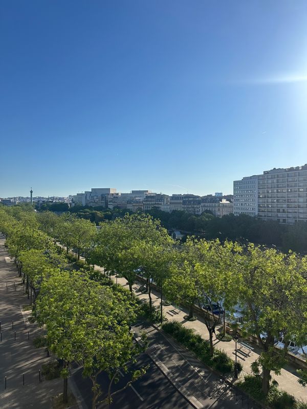 Balcon avec vue dégagée sur la Bastille !