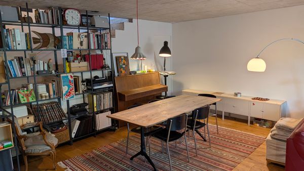 Lumineux appartement avec terrasse et jardin, proche Fribourg & Gruyère