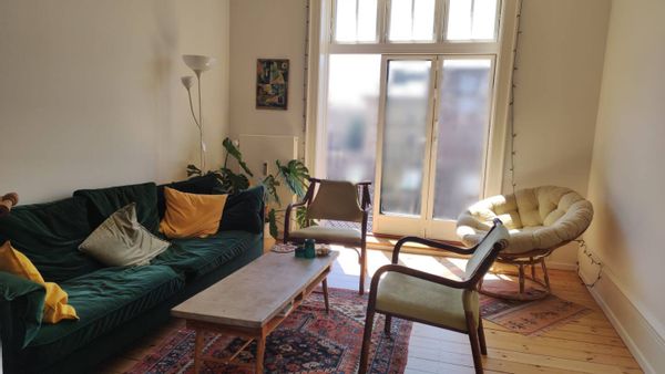 Bright and sunny apartment near the lakes in Copenhagen