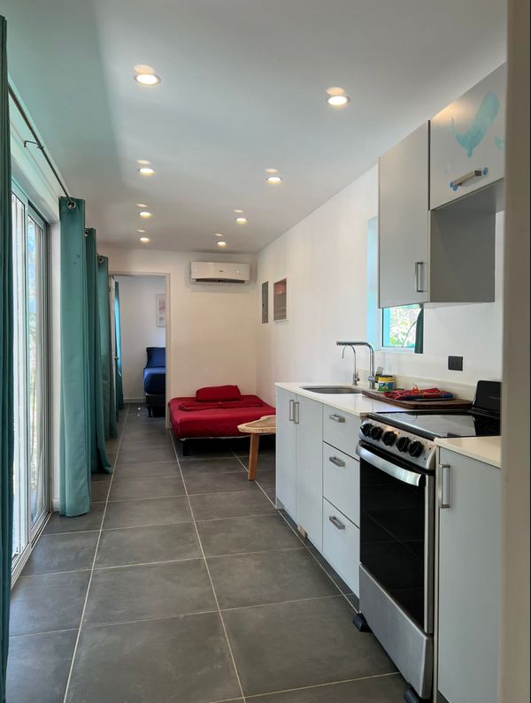 Santiago Ocean view getaway - 1BR container house with private pool