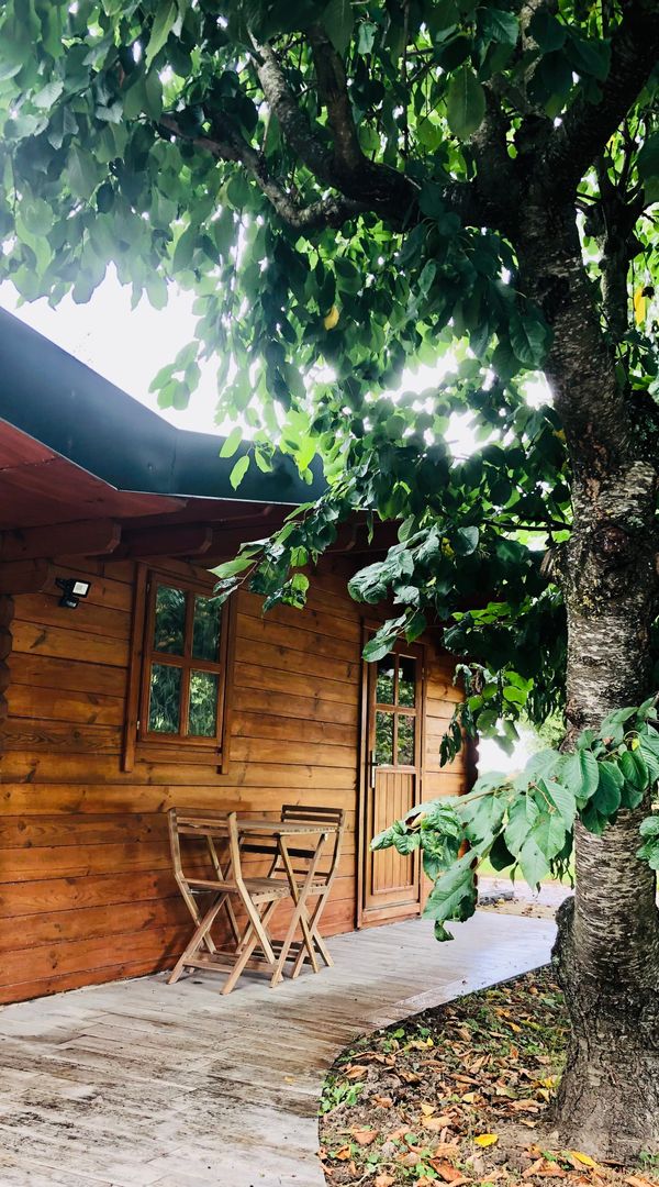 Le chalet de la maison bleue