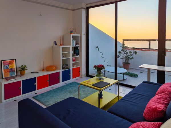 Peaceful Top-Floor with Ocean View & Remote Setup in Tenerife