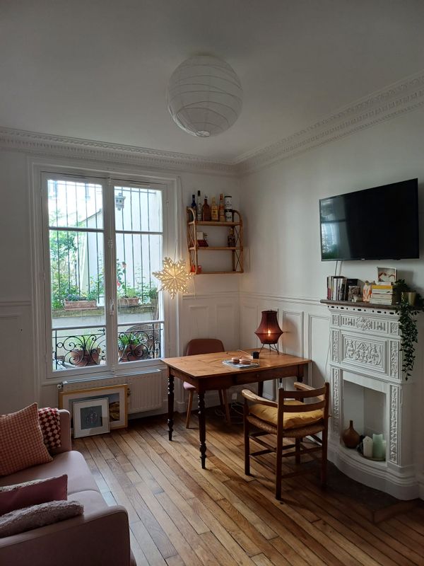 Appartement parisien avec sa terrasse privée