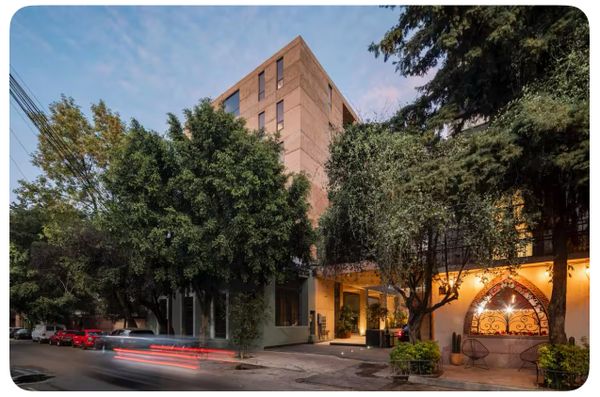 Bright eco-apartment with terraces and gym in central Escandón (Mexico City)