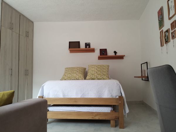 Country, comfortable room natural light and ventilation and a view of a beautiful mountain.
