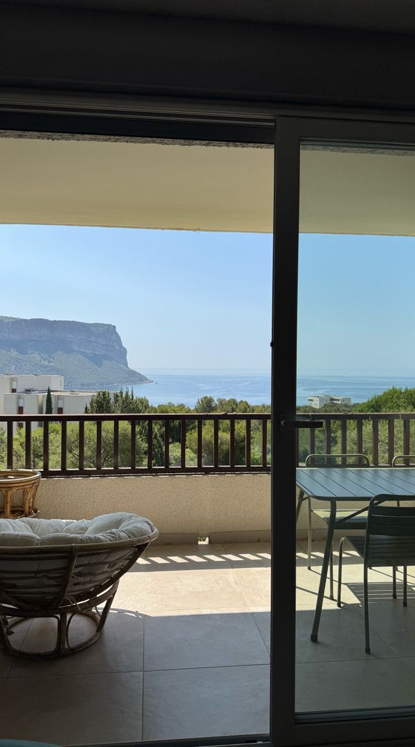 Mon studio vue mer à Cassis