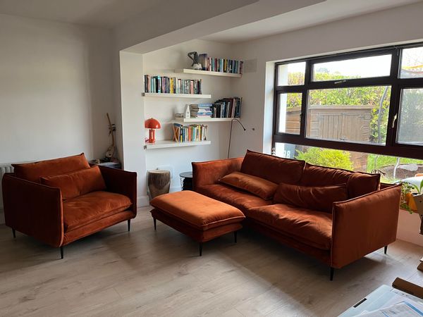 Family home in leafy quiet south Dublin neighborhood, a bus ride to the city centre and near the sea