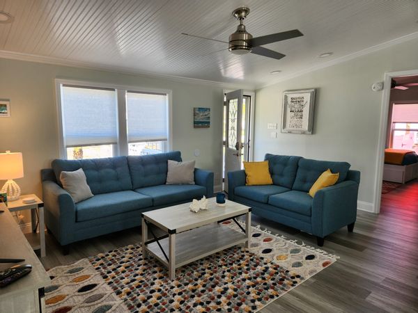 Saint Augustine, Florida - Waterfront home with private dock, walk to beach, 2bdrm, 2 bath, sleeps 5