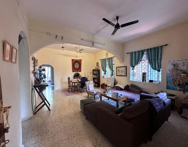 A cozy home in a tropical historic and quaint Portuguese inspired riverside Goan village.
