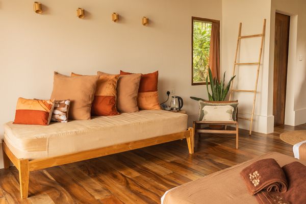 Jungle chalet in tropical gardens, Sri Lanka's south coast