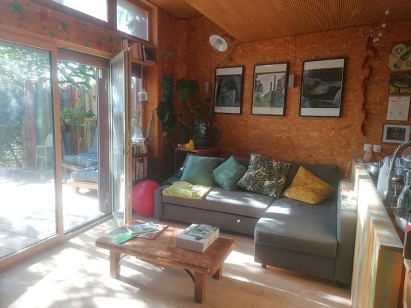 Maison passive en bois.