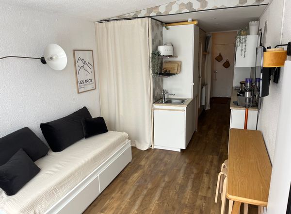 Studio tout confort dernier étage vue mont blanc