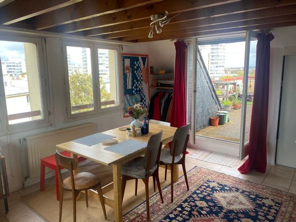 Charmant T2 avec toit terrasse proche du centre-ville