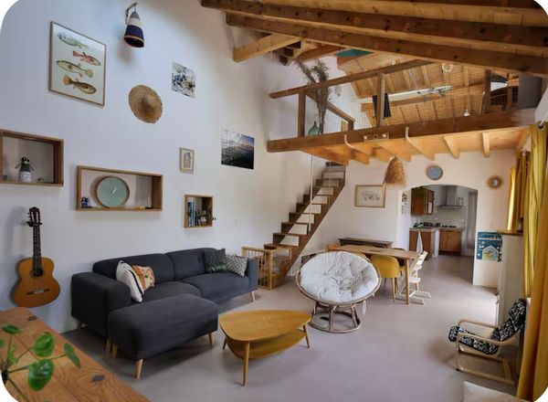 Maison familiale proche plage