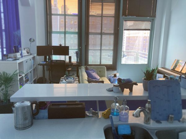 Downtown loft with abundant natural light and private balcony