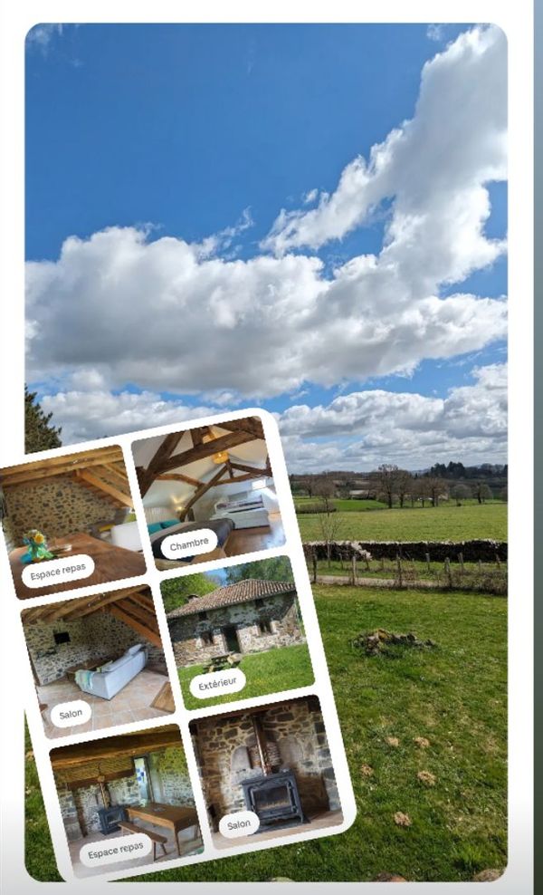 gîte authentique a la campagne, proche Limoges, Vassivière, st Pardoux, st Léonard de Noblat...