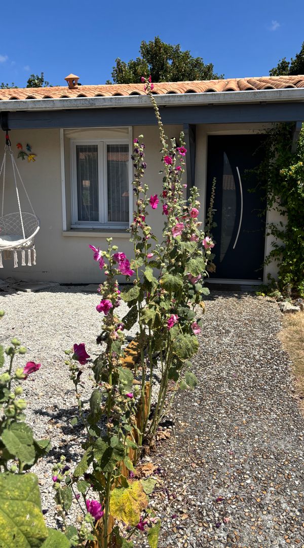 Maison des roses trémières (à 5min du Golf La Rochelle Sud) / Hollyhock House