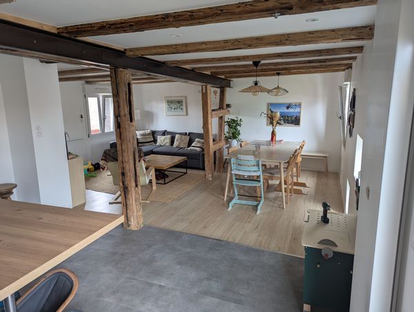 Maison alsacienne rénovée avec petit jardin, à côté de Colmar