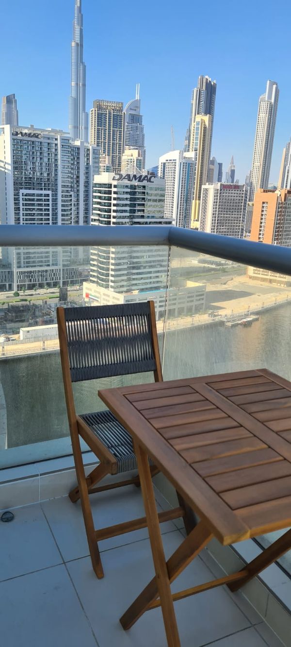 1 Bedroom apartment in Business Bay with stunning views from the 21st floor