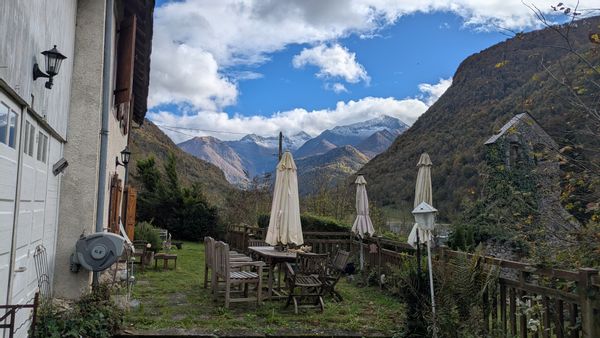 Maison de vacances avec vue sur les Pyrénées