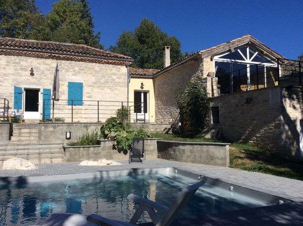 maison de vacances avec piscine