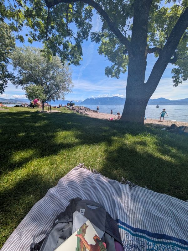 Modern 2-bedrooms apartment with terrace and common garden 200m from the shores of lake Geneva