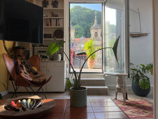 Old Town San Sebastian, light, airy, giant terrace with stunning view