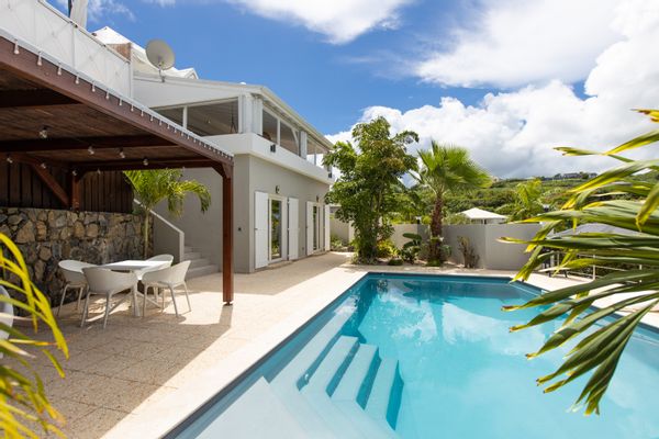 SAINT MARTIN ( CARAIBES) - Villa 3 chambres - piscine - salle de sport