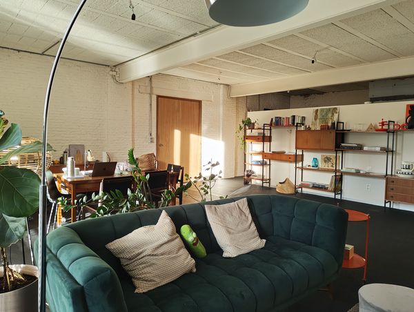 Our studio is a part of a big old factory.